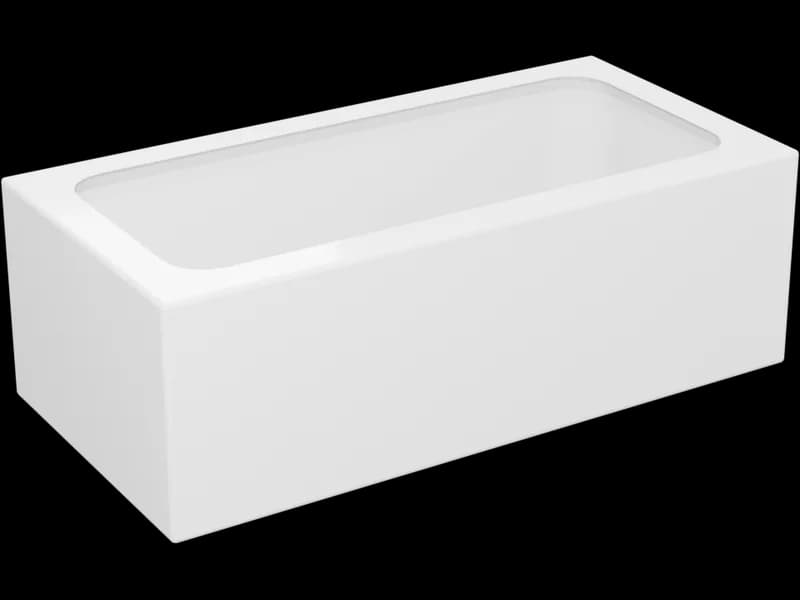 Alcove Bathtub 60″ × 30″, free 3D model for Revit